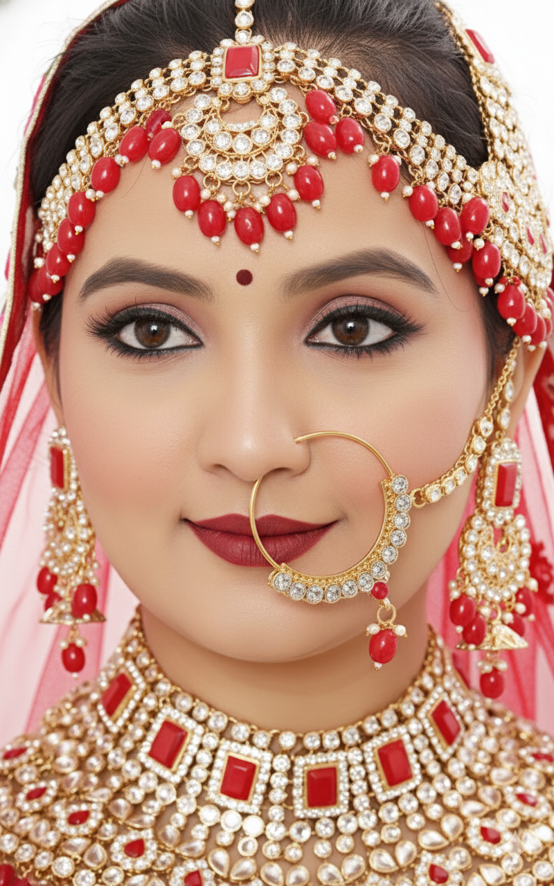 ✨ Gorgeous Bridal Jewellery Set D.NO.1501 ✨