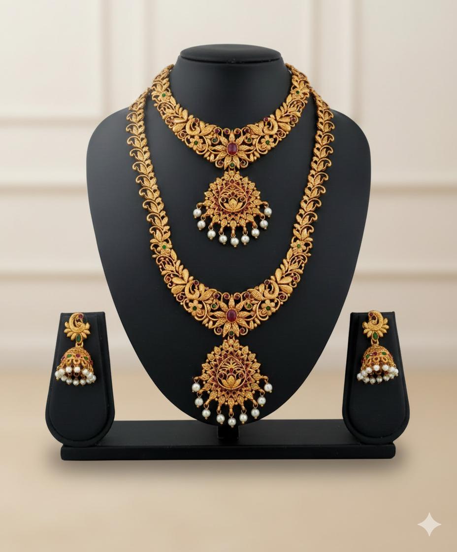 Regal Temple Jewelry Set: The Bridal Collection Sale! ✨